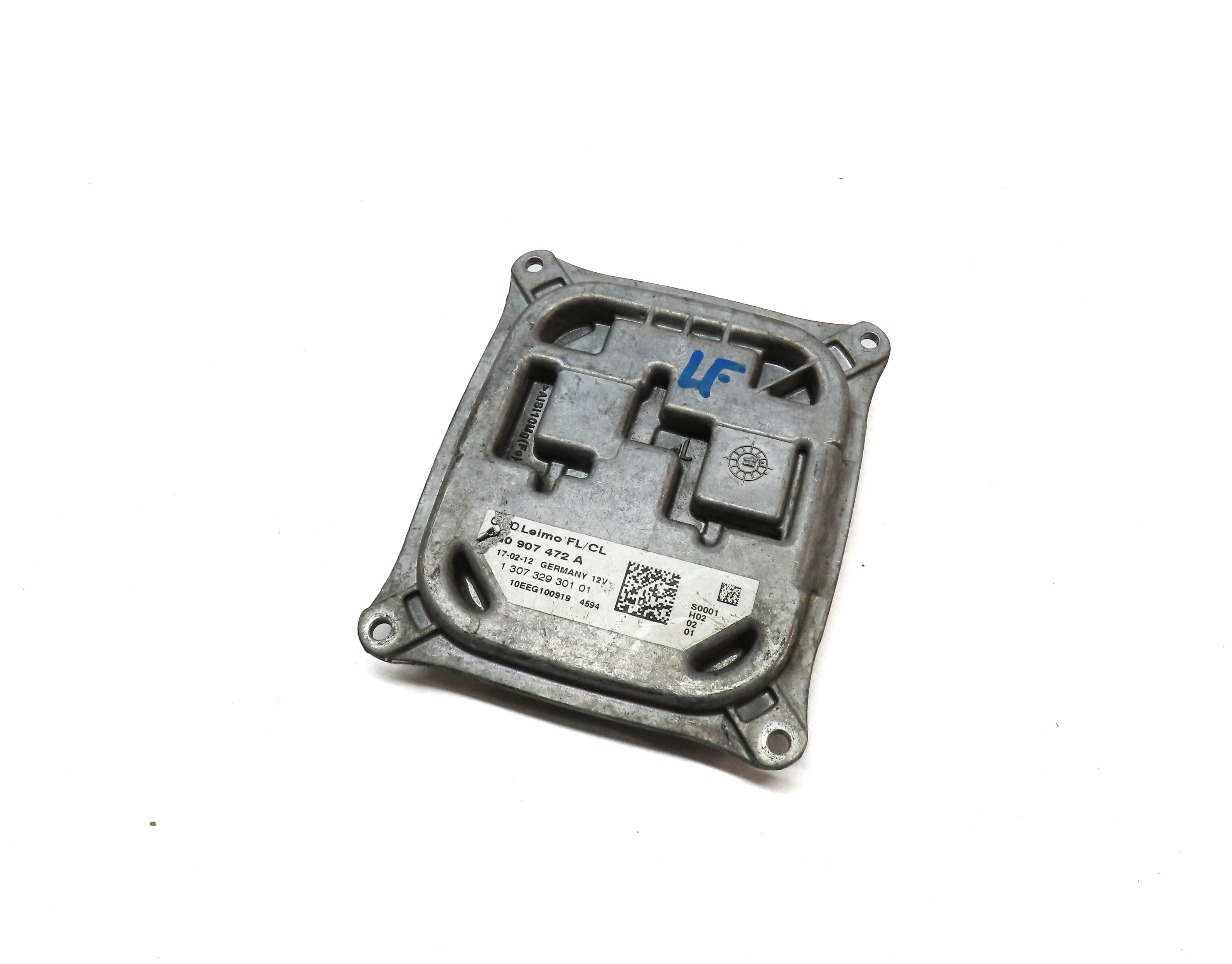 2012 AUDI A7 (C7 4G8) FRONT HEADLIGHT LAMP BULB BALLAST CONTROL MODULE — exact item pictured